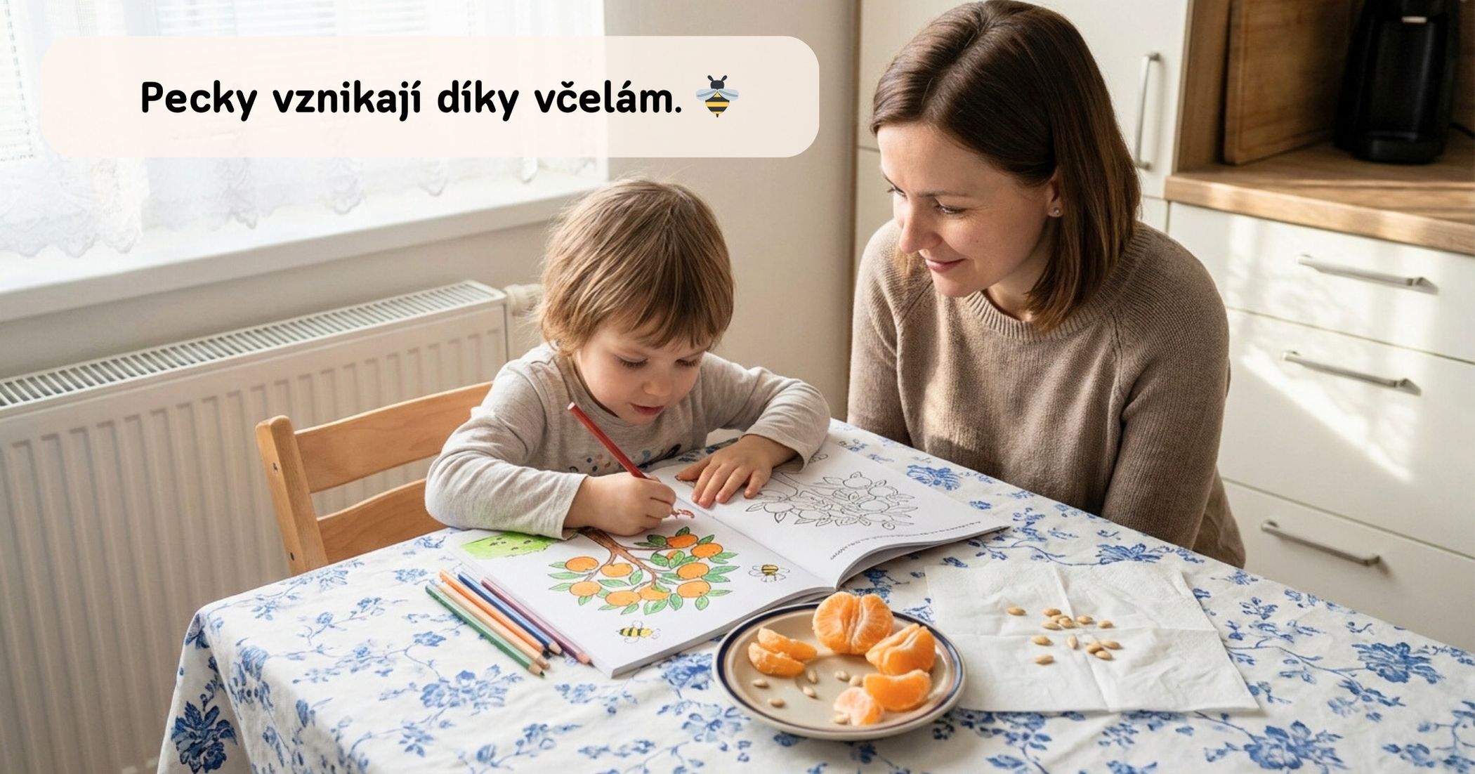 Pecky vznikají díky včelám